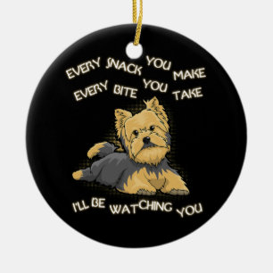Ornamento De Cerâmica Yorkshire Terrier te apaga