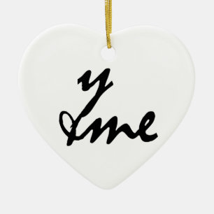 Ornamento De Cerâmica You and me