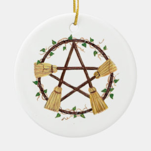Ornamento De Cerâmica Yule 2010