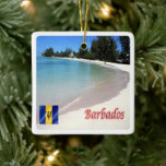 Ornamento De Cerâmica zBB007 BARBADOS The Beach, Sea View,<br><div class="desc">Aqui você encontrará o souvenir das suas férias. Esta categoria contém ornamentos cerâmicos de muitos locais na Austrália. (zBB007 BARBADOS The Beach, Sea View, Cerâmica Ornament). Amplie amigos e parentes com as lembranças únicas de sua viagem de excelente. Tente-nos. #LeoPepeDesign - praia - visão panorâmica do mar, barbados da américa,...</div>