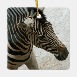 Ornamento De Cerâmica Zebra Ornament