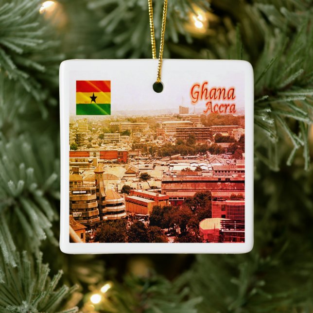 Ornamento De Cerâmica zGH003 ACCRA Norte, Gana, África (Árvore)