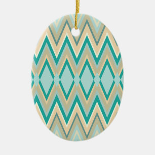 Ornamento De Cerâmica zigzag-phones diagonais
