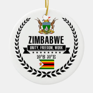 Ornamento De Cerâmica Zimbabwe