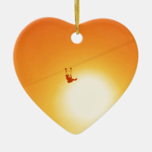 Ornamento De Cerâmica zipline