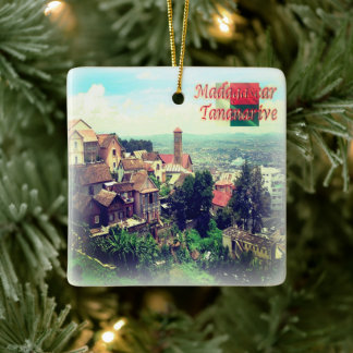 Ornamento De Cerâmica zMG011 TANANARIVE, City High, Madagáscar,