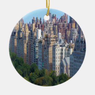 Ornamento De Cerâmica Zona leste superior NY