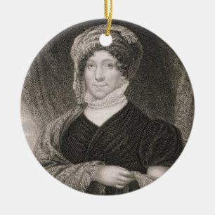 Ornamento De Cerâmica Zorra Madison, gravado por John Francis Eugene Pru