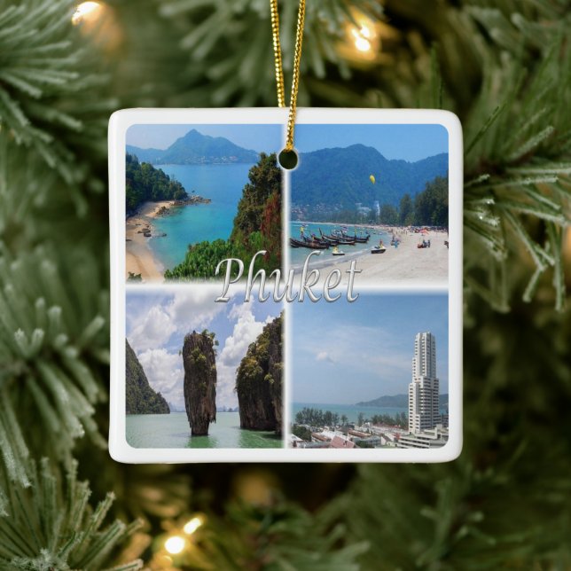 Ornamento De Cerâmica zTH004 PHUKET, Tailândia, Ásia, (Árvore)