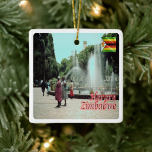 Ornamento De Cerâmica ZW014 HARARE, Zimbábue, África,