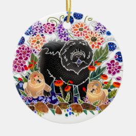 Ornamento de Chow do partido BINDI GARDEN