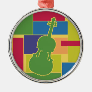 Ornamento de Colorblocks da viola