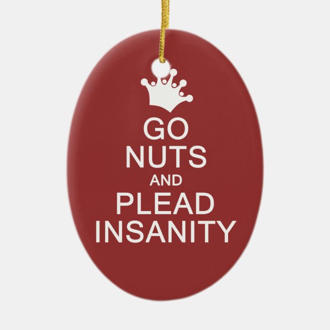 Ornamento de cores personalizado do LOUCOS GO (Frente)