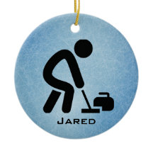 Ornamento de Curling Personalizado