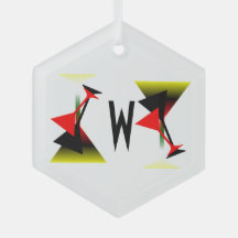 Ornamento de Design de Óculos Martini