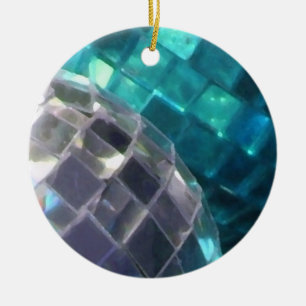 ornamento de detalhes de Blue Baubles