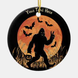 Ornamento de Dia das Bruxas Bigfoot