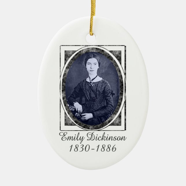 Ornamento de Emily Dickinson (Frente)