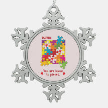 Ama de Quebra-cabeça de Aniversário a Pedaços