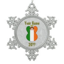 Bandeira do Anjo Irlandês Cabelo Vermelho Olhos de