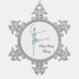 Ornamento De Estanho Floco De Neve Dew Drop Fairy Keepsakacker