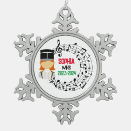 Ornamento De Estanho Floco De Neve Enfeites de natal de Banda