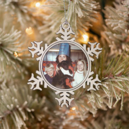 Ornamento De Estanho Floco De Neve Family Memories