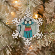 Gato de Suéter de Natal Caprichoso