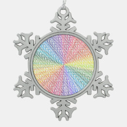 Ornamento De Estanho Floco De Neve Go Soul!