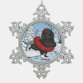 Ornamento De Estanho Floco De Neve Icessionária Terra Nova Puppy Winter Wonderland
