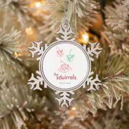 Ornamento De Estanho Floco De Neve Os Esburels #10: "Um Natal Para Esburelos" (2021)