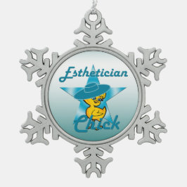 Ornamento De Estanho Floco De Neve Pintinho esteticista nº 7