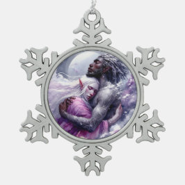 Ornamento De Estanho Floco De Neve Quaraun & BoomFuzzy - Embraçar