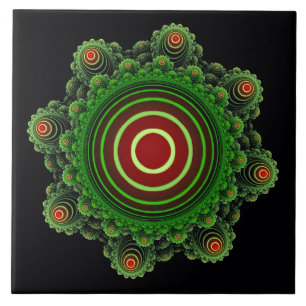 ornamento de fada verde fractal