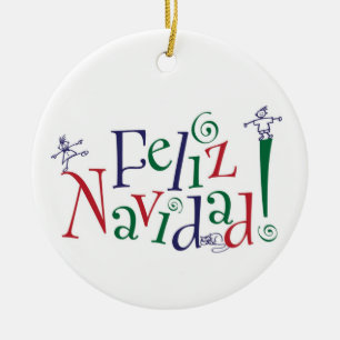 Ornamento de Feliz Navidad