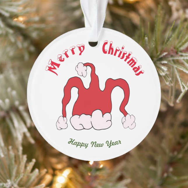 Ornamento de Felizes anos novos de natal Feliz (Árvore)