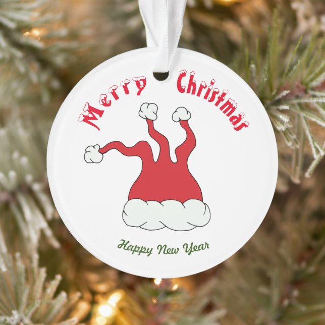 Ornamento de Felizes anos novos de natal Feliz (Árvore)