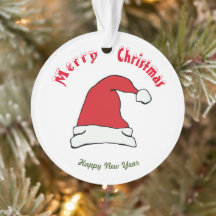 Ornamento de Felizes anos novos de natal Feliz