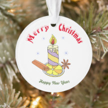 Ornamento de Felizes anos novos de natal Feliz