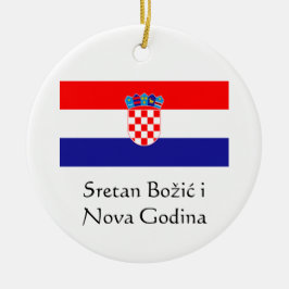 Ornamento de Felizes anos novos e Natal Feliz