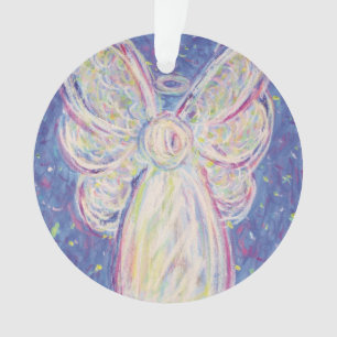 Ornamento de Feriados de Arte Anjo Starry Night