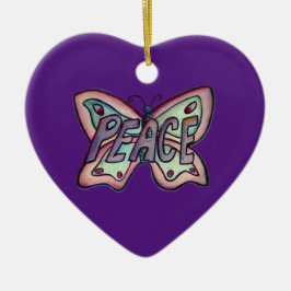 Ornamento de Feriados de Feriado de Borboleta de A