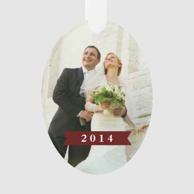 Ornamento de Férias Casadas e Felizes 5 (Frente)