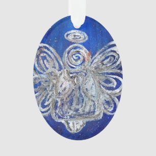 Ornamento de Férias de Anjo em Prata Twinkle