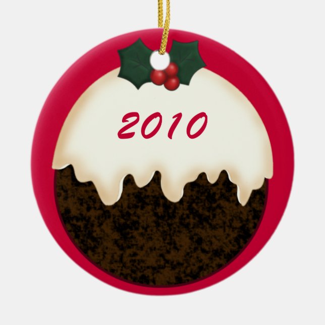 Ornamento de Férias de Goat em Toggenburg (Frente)