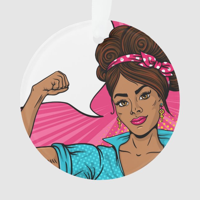 Ornamento de Fitas de Sensibilização para o cancer (Frente)