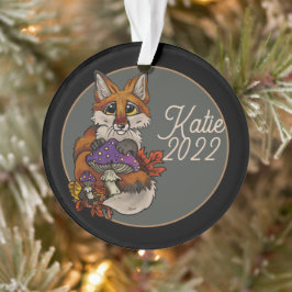 Ornamento de Fox Personalizado com Ferramentas de