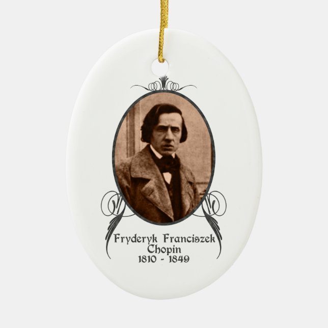 Ornamento de Fryderyk Franciszek Chopin (Frente)