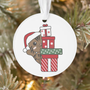 Ornamento de Gatos de Natal Presente para Animais