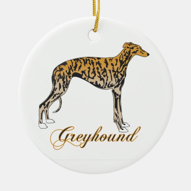 Ornamento de Greyhound (Frente)